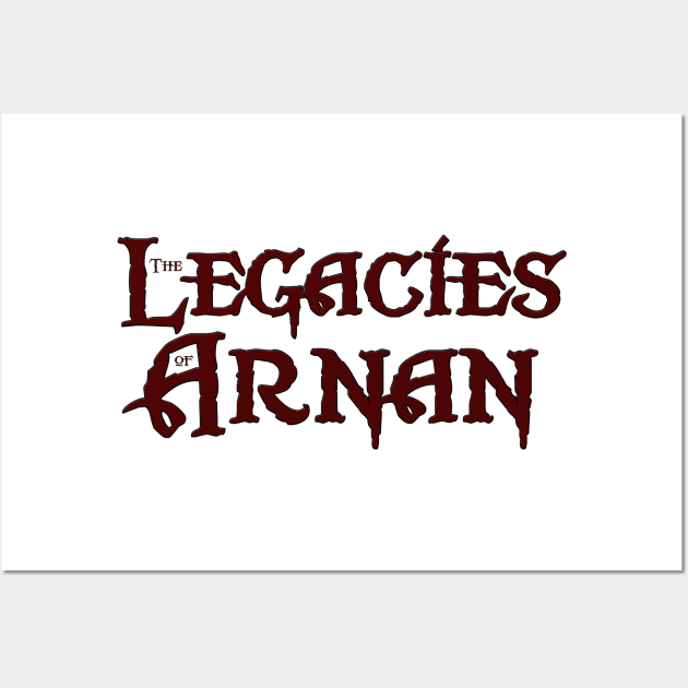 The Legacies of Arnan (Burgundy) Wall Art by After Words